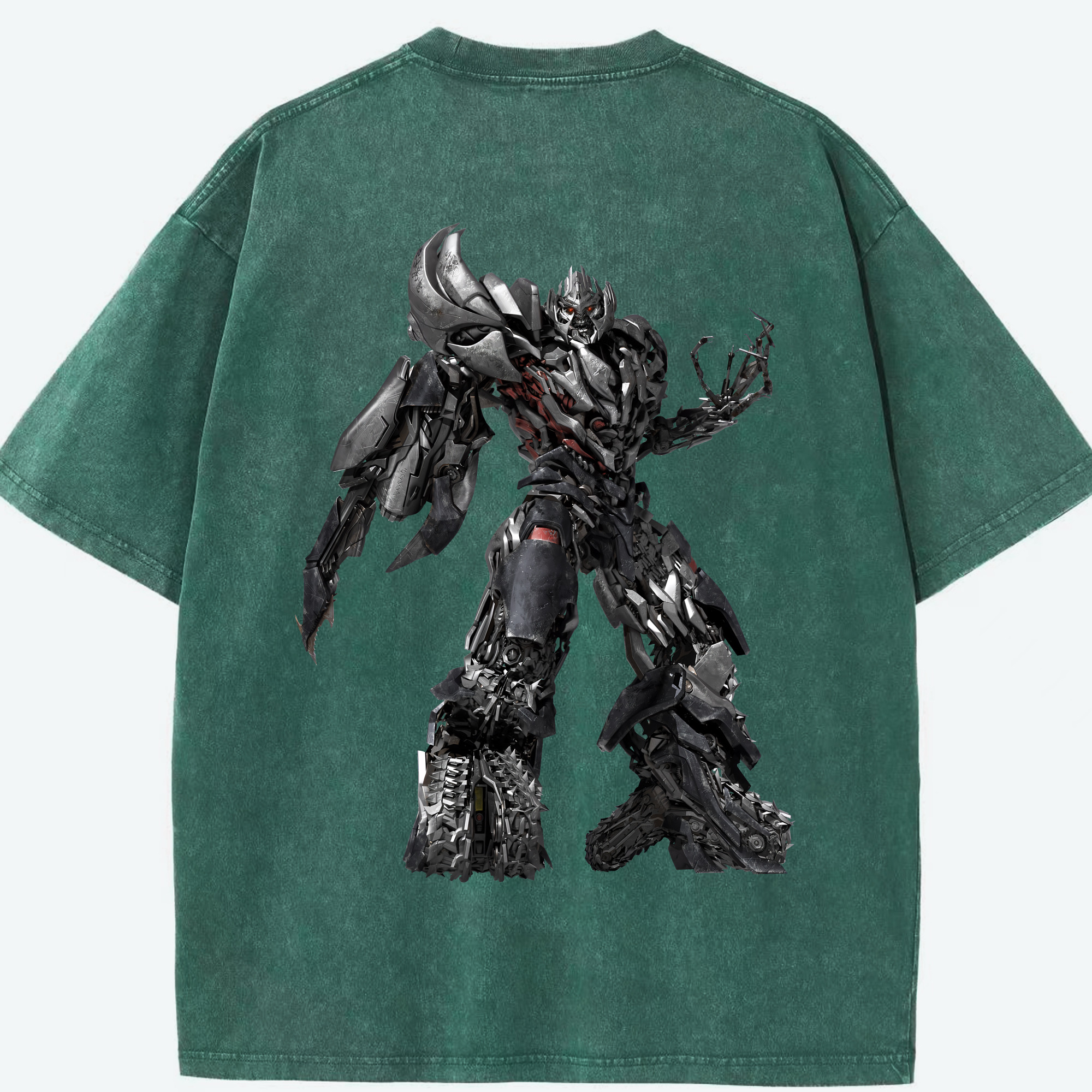 （画像用） Transformers トランスフォーマー 綿100% ヴィンテージ風 半袖Tシャツ（背面プリント）